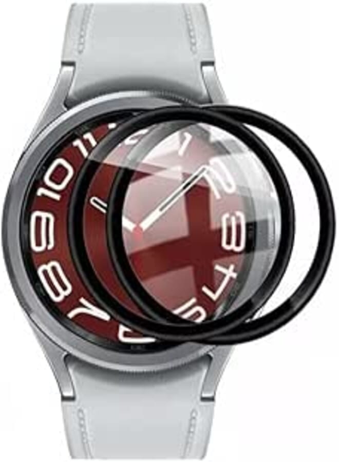 Screen Protector for Samsung Galaxy Watch 7/6/5/4 (44MM),Easy Installation, Protective Film Locator, Bubble-Free, Waterproof, Scratch-Resistant, HD, Full Coverage Samsung Galaxy Watch 44mm Clear (2)